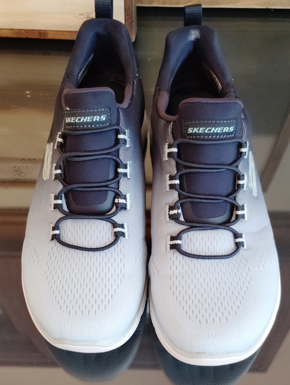 Skechers Two-Tone Blue  Slip-On Sneakers
